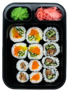 sushitime vegan sushiválogatás vegan summit
