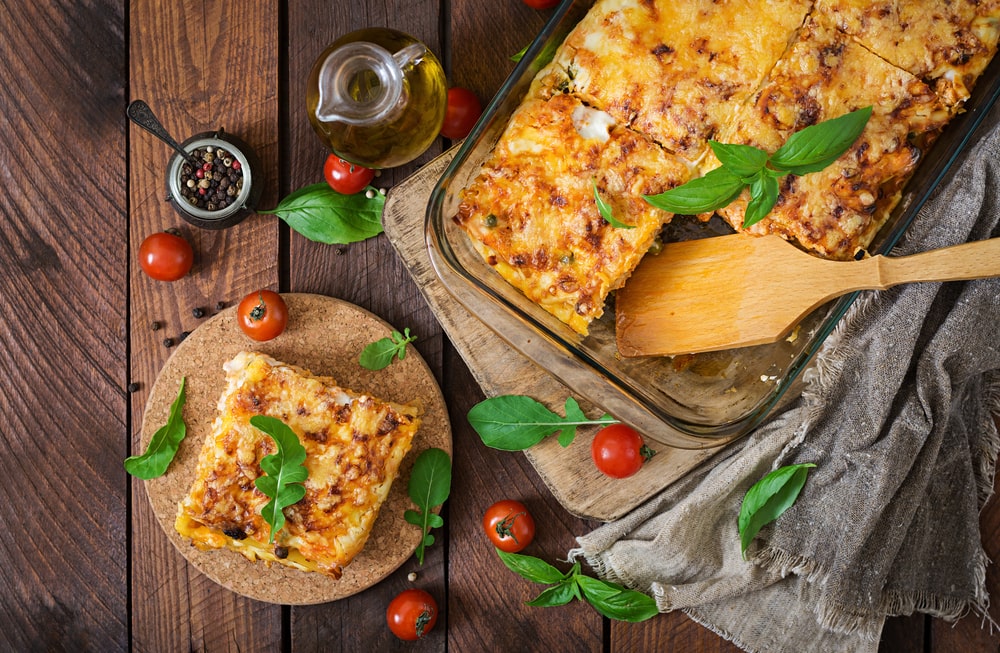 vegán lasagne